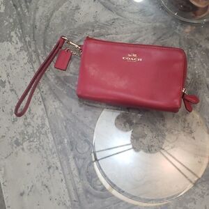 Coach DOUBLE ZIPP WRISTLET